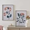 Dunelm Set Of 2 Floral Stem Framed Print 50x70cm -Comfortable Home 30766114