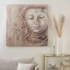 Dunelm Gold Buddha Canvas -Comfortable Home 30766116