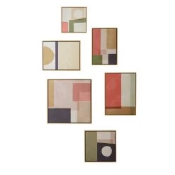 Set Of 6 Elements Abstract Capped Canvases 7 Set Of 6 Elements Abstract Capped Canvases -Comfortable Home 30766121 alt02