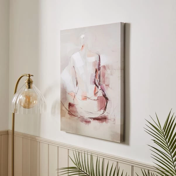 Dunelm Abstract Nude Lady Canvas 50x70cm 3 Dunelm Abstract Nude Lady Canvas 50x70cm
