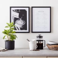 Dunelm Set Of 2 Barrista Prints 30x40cm