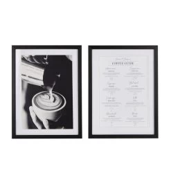 Dunelm Set Of 2 Barrista Prints 30x40cm -Comfortable Home 30766134 alt02