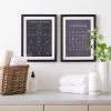 Dunelm Set Of 2 Laundry Room Prints 30x40cm -Comfortable Home 30766135