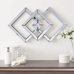 Dunelm Diamond Luxe Smoked Wall Art 70x40cm