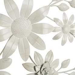 Dunelm Vintage Floral Wall Art Cream -Comfortable Home 30769799 alt03