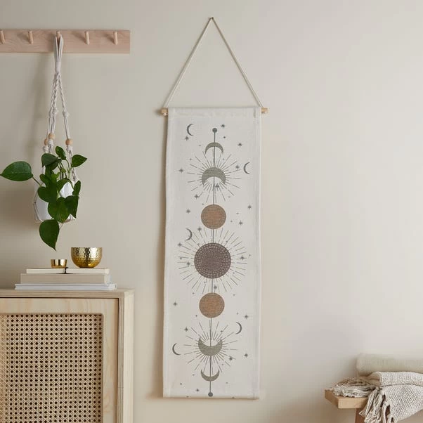 Dunelm Phases Of The Moon Hanging Wall Art 30x100cm 3 Dunelm Phases Of The Moon Hanging Wall Art 30x100cm