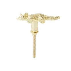 Dunelm Golden Triceratops Handle -Comfortable Home 30771263 alt01