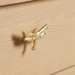 Dunelm Golden Dragonfly Handle