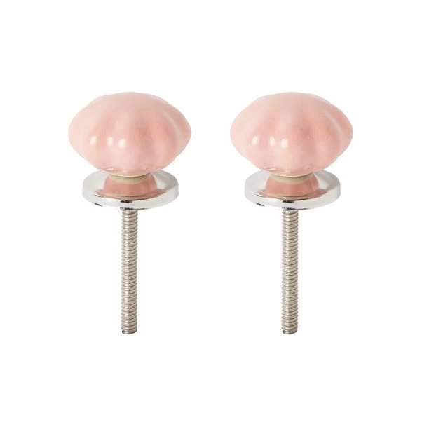 Dunelm Set Of 2 Ceramic Coloured Flower Door Knobs 4 Dunelm Set Of 2 Ceramic Coloured Flower Door Knobs - Image 2