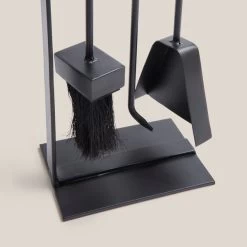 Dunelm Fireside Tools With Wooden Handle -Comfortable Home 30772153 alt02