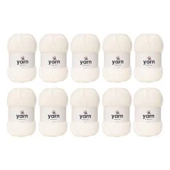 Korbond Pack Of 10 DK Yarn 100g Balls