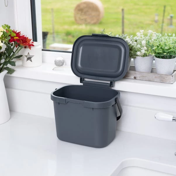 Dunelm Sinkside Caddy 4L Grey 4 Dunelm Sinkside Caddy 4L Grey - Image 2