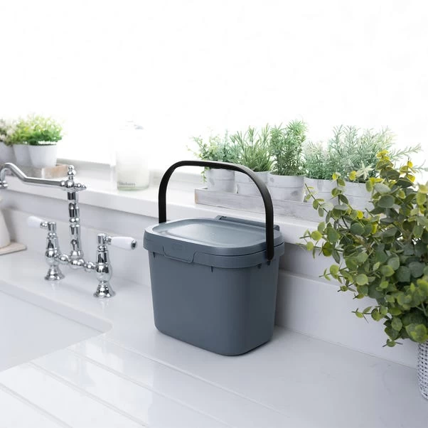 Dunelm Sinkside Caddy 4L Grey 5 Dunelm Sinkside Caddy 4L Grey - Image 3