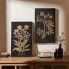 Dunelm Pack Of 2 Hintze Floral Framed Canvases -Comfortable Home 30783320
