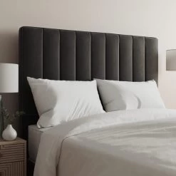 Dunelm Velvet Vertical Stripe Headboard