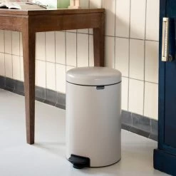 Brabantia NewIcon Pedal Bin 20L Soft Beige