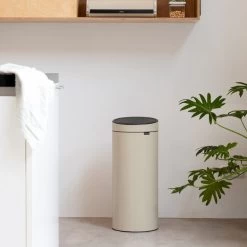 Brabantia Touch Bin New 30L Soft Beige -Comfortable Home 30788089 alt03