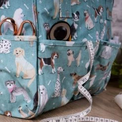 Hobby Gift Blue Scotty Dog Crafts Bag -Comfortable Home 30788163 alt05
