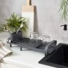 Dunelm Compact Extendable Dish Drainer Grey -Comfortable Home 30789691