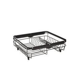 Dunelm Over The Sink Dish Drainer Black -Comfortable Home 30789692 alt02