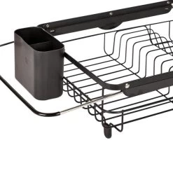Dunelm Over The Sink Dish Drainer Black -Comfortable Home 30789692 alt03