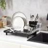 Dunelm Multi-Functional Dish Drainer Black -Comfortable Home 30789693