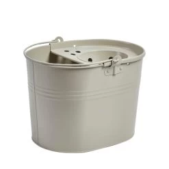 Dunelm Warm Sand Metal Mop Bucket -Comfortable Home 30791685 alt02