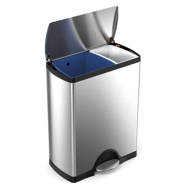 Simplehuman 46 Litre Dual Compartment Pedal Bin 7 Simplehuman 46 Litre Dual Compartment Pedal Bin - Image 5