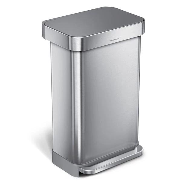 Simplehuman 45 Litre Liner Pocket Bin With Plastic Lid 3 Simplehuman 45 Litre Liner Pocket Bin With Plastic Lid