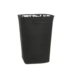 Elements Leaves Black Laundry Basket 8 Elements Leaves Black Laundry Basket -Comfortable Home 30794472 alt02