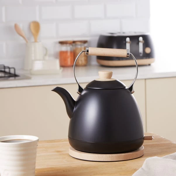 Dunelm Churchgate Matt Black Kettle 1.7L 3 Dunelm Churchgate Matt Black Kettle 1.7L