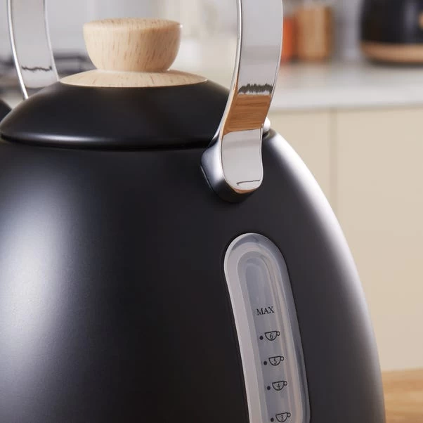 Dunelm Churchgate Matt Black Kettle 1.7L 4 Dunelm Churchgate Matt Black Kettle 1.7L - Image 2