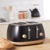 Dunelm Churchgate Matt Black 4 Slice Toaster 1 Dunelm Churchgate Matt Black 4 Slice Toaster -Comfortable Home 30794949