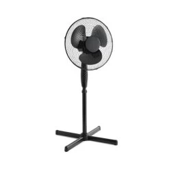 Dunelm 16inch Black Pedestal Fan -Comfortable Home 30795407 alt03