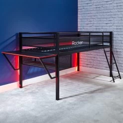 X Rocker Sanctum Gaming Mid Sleeper Bunk Bed With Desk -Comfortable Home 30795949 alt05