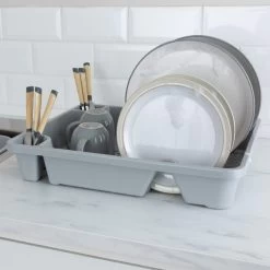 Wham Upcycled Large Grey Dish Drainer -Comfortable Home 30798486 alt02