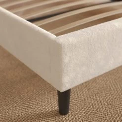 Dunelm Alara Pleated Teddy Fabric Bed -Comfortable Home 30800163 alt02