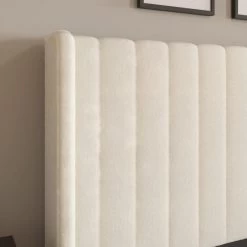 Dunelm Alara Pleated Teddy Fabric Bed -Comfortable Home 30800163 alt04