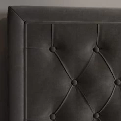 Dunelm Elodie Buttoned Velvet Bed -Comfortable Home 30807497 alt05