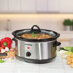 Daewoo 3.5L Stainless Steel Slow Cooker