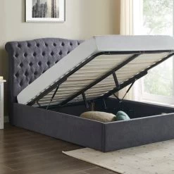 Limelight Rosa Storage Bed Charcoal -Comfortable Home 30814762 alt02