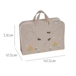Hobby Gift Linen Bee Applique Project Case Natural 9 Hobby Gift Linen Bee Applique Project Case Natural -Comfortable Home 30821622 alt02