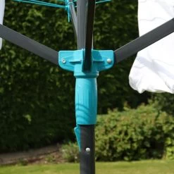 JVL 4 Arm Rotary Clothes Airer, 40m -Comfortable Home 30824464 alt02