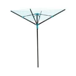 JVL 4 Arm Rotary Clothes Airer, 40m -Comfortable Home 30824464 alt03