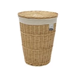 JVL Acacia Willow Round Laundry Basket -Comfortable Home 30824552 alt04