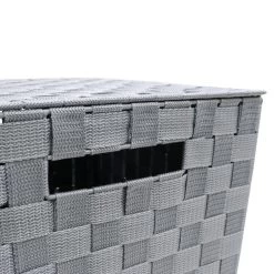 JVL Vichy Laundry Hamper -Comfortable Home 30824570 alt03