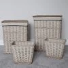 JVL Arianna Willow Set Of 4 Laundry Baskets & Bins -Comfortable Home 30824612