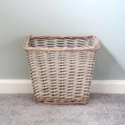 JVL Arianna Willow Set Of 4 Laundry Baskets & Bins -Comfortable Home 30824612 alt02