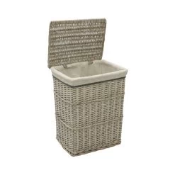 JVL Arianna Willow Set Of 4 Laundry Baskets & Bins -Comfortable Home 30824612 alt05