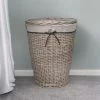 JVL Arianna Willow Round Laundry Basket -Comfortable Home 30824615